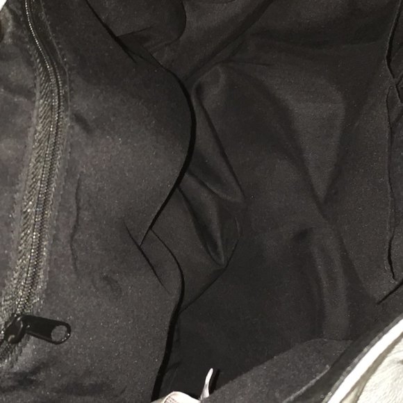 Silver & Black Sparkling Ladies Handbag - Picture 11 of 14